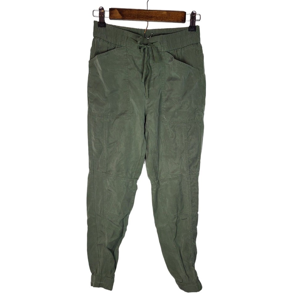 Banana Republic Lyocell Green Joggers Womens 0